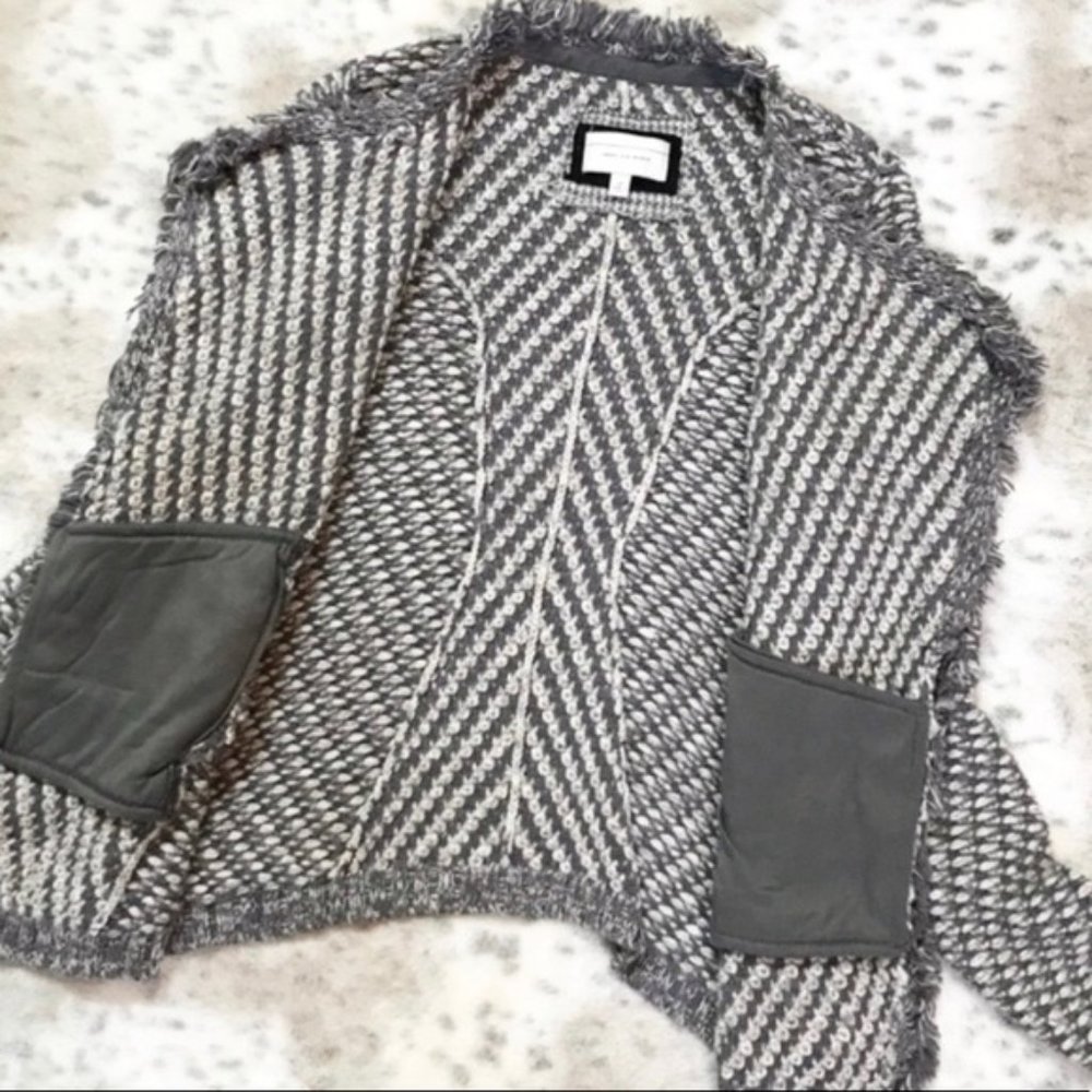 Anthro Angel of the North Fringe Cardigan Sweater - Picture 2 of 9